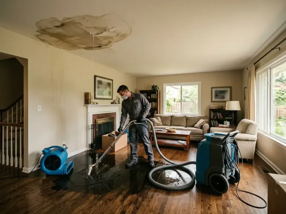 attic-pipe-burst-ceiling-drip-008 — frequently asked questions, Water Damage Restoration & Carpet Care in Ashland, OR